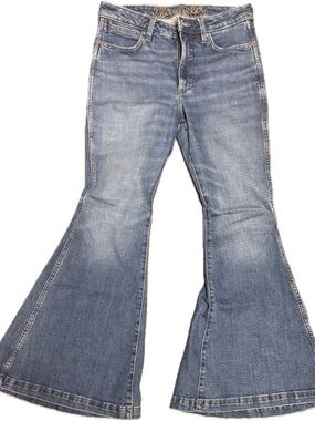 Wrangler Women's Blue High Rise Flare X Bellbottom Jeans | Sz 29x32
